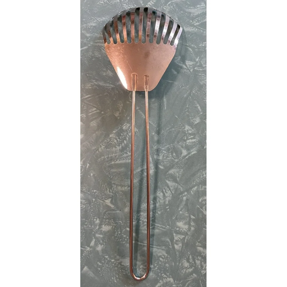 Vintage SLOTTED STRAINER SPOON 12